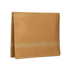Portofel din piele pentru barbati Timberland Cloudy Quad Billfold, Maro