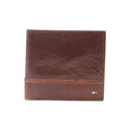 Portofel din piele pentru barbati Tommy Hilfiger Brevon Hipster RFID Wallet, Maro
