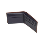 Portofel din piele pentru barbati Tommy Hilfiger Walt Leather RFID Wallet, Maro