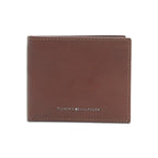 Portofel din piele pentru barbati Tommy Hilfiger Walt Leather RFID Wallet, Maro
