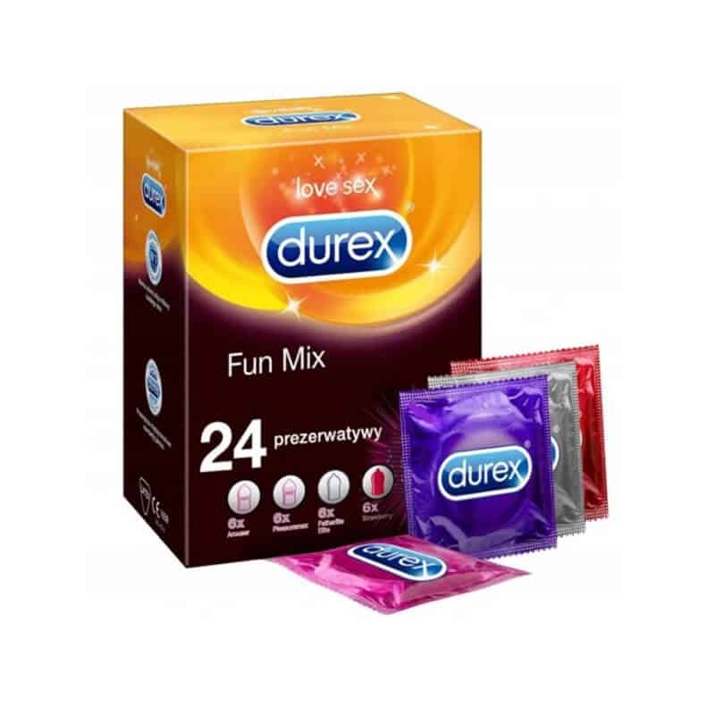Prezervative Durex Fun Mix 24, 24 bucati