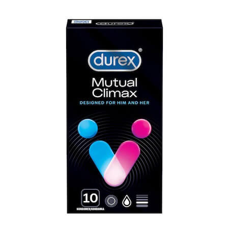 Prezervative Durex Mutual Climax, 10 bucati