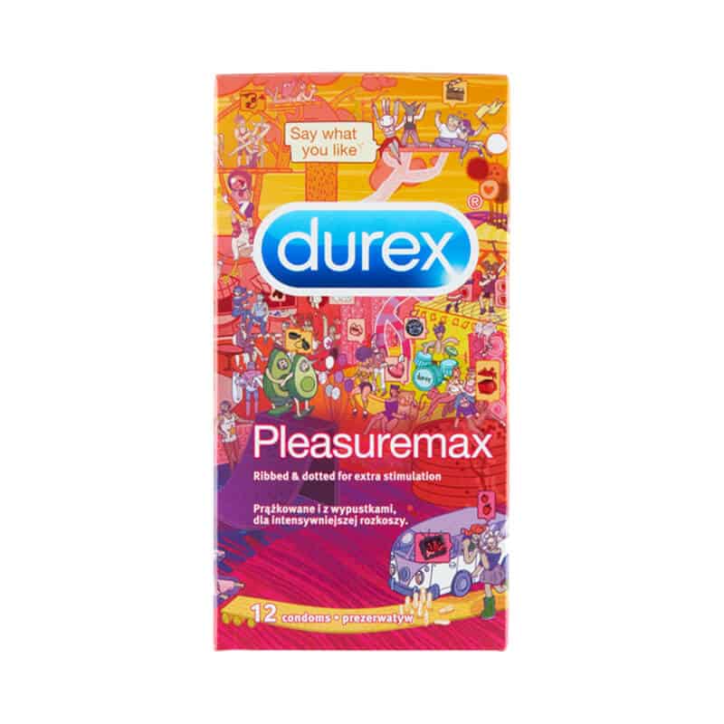 Prezervative Durex Pleasuremax Emoji, 12 bucati