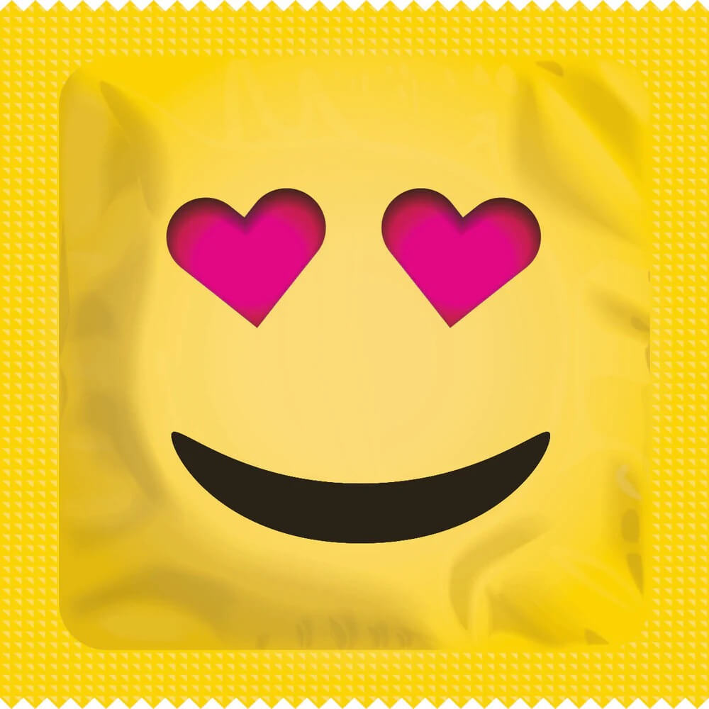 Prezervative Pasante Smiley Face Emoji, 10 bucati