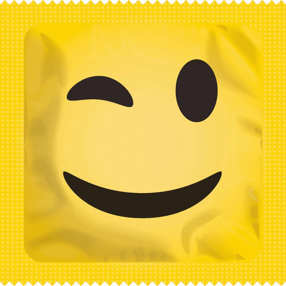Prezervative Pasante Smiley Face Emoji, 10 bucati