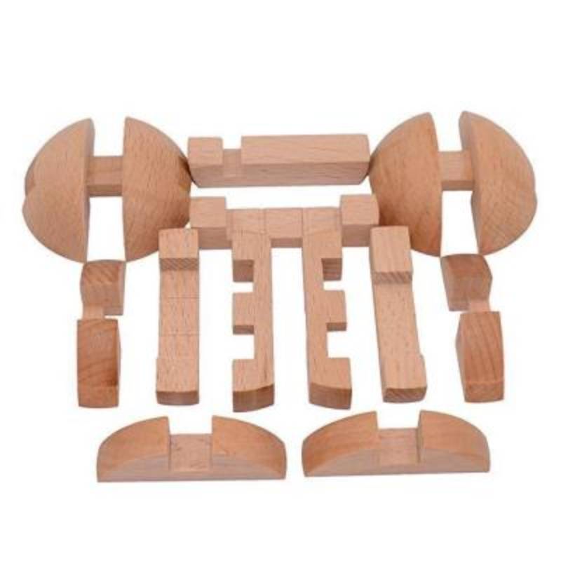 Jucarie Inteligenta Puzzle din lemn Edman Magic Ball, puzzle pentru adulți/copii