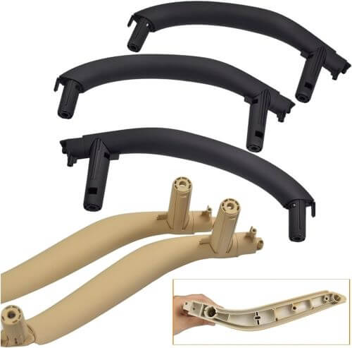 Set 3 manere interior MOTOR10 fata/spate BMW X5 F15 X6 F16, 51417292244, Negru