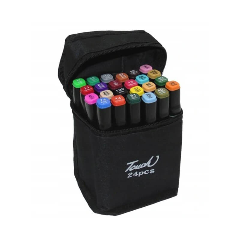 Set-markere-Edman-Varf-subtire-si-gros-Geanta-depozitare-Multicolor-24-imagine-produs