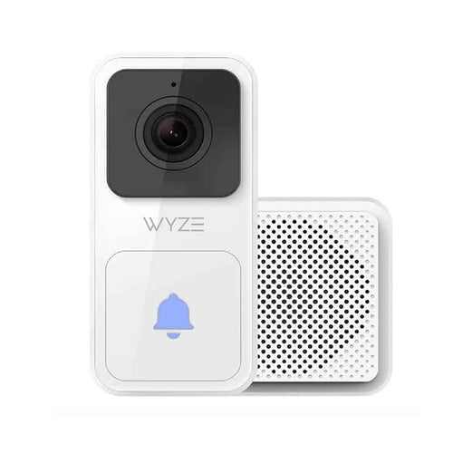 Resigilat: Sonerie wireless cu camera video Smart Wyze Video Doorbell, 1080p HD, 2-Way Audio, Alb