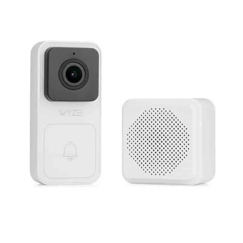 Sonerie wireless cu camera video Smart Wyze Video Doorbell, 1080p HD, 2-Way Audio, Alb