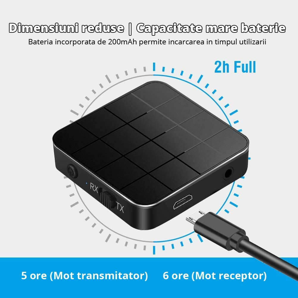 adaptor-bluetooth-5-0-transmitator-si-receptor-2in1-audio-stereo-wireless-pentru-tv-pc-laptop-masina-negru