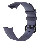 Curea Bratara Edman pentru Fitbit Charge 3 / 4, marimea S, Albastru inchis