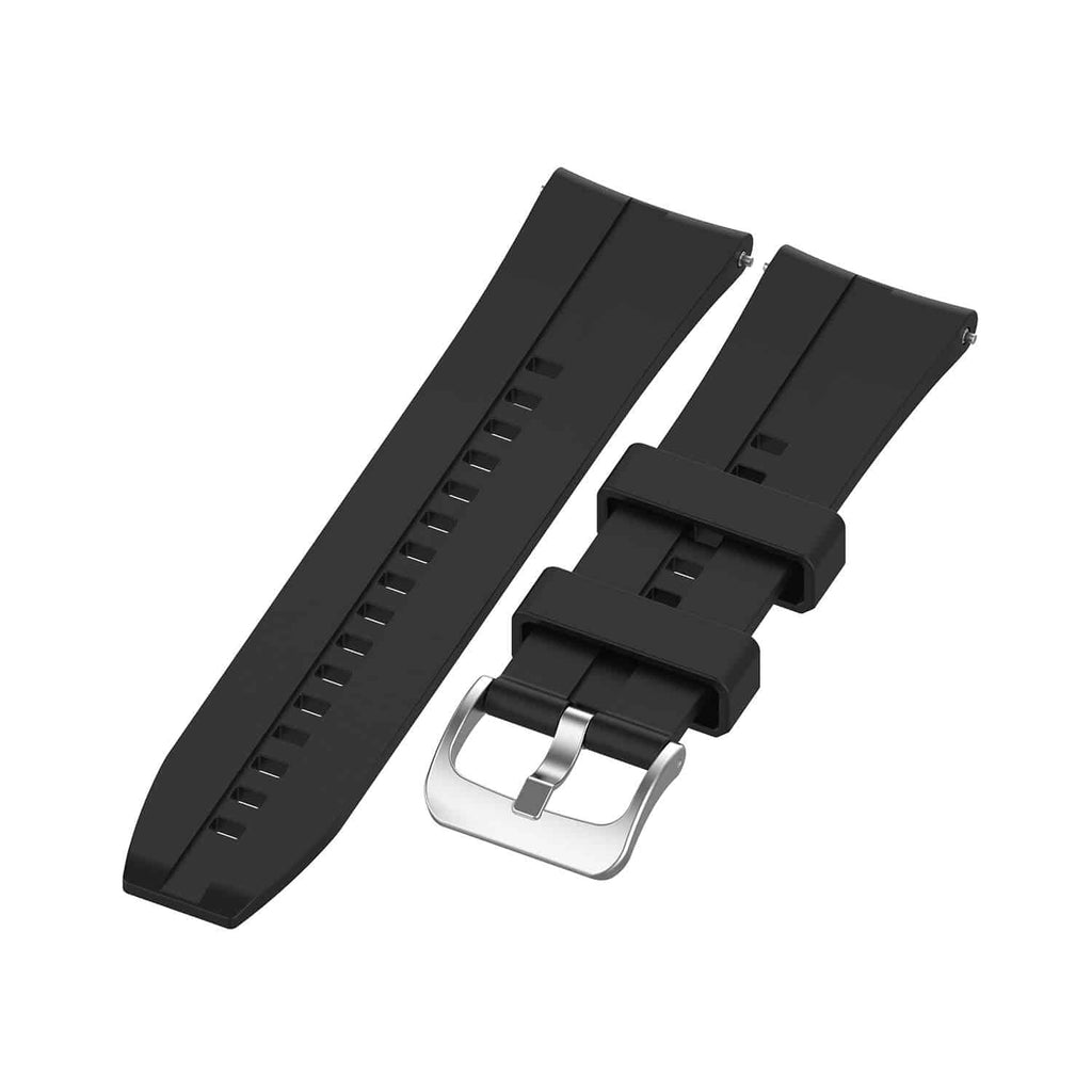 Curea Bratara Edman pentru Huawei Watch GT Active, 22mm, Negru