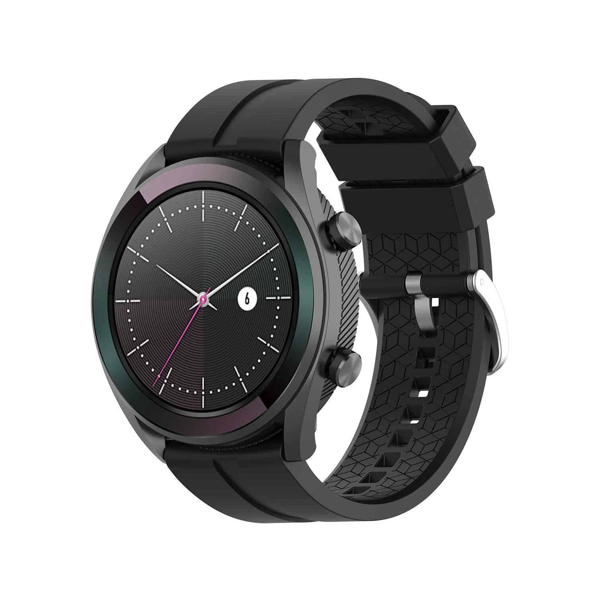 Curea Bratara Edman pentru Huawei Watch GT Active, 22mm, Negru