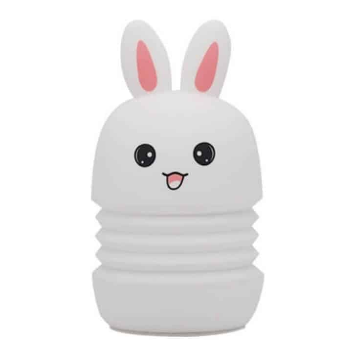 Lampa tactila Edman Bunny pentru copii Led cu 3 culori, 5V, incarcare USB