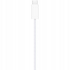 Cablu incarcare wireless Edman Magnetic compatibil Apple Watch, cu USB-C, alb
