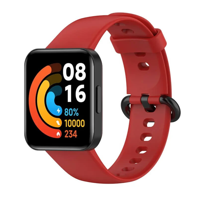 Curea bratara Edman pentru Xiaomi Mi Watch 2 Lite, Redmi watch 2, Rosu