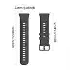 Curea bratara Edman siliconica pentru Huawei Watch Fit 3/4/4 Pro, Negru