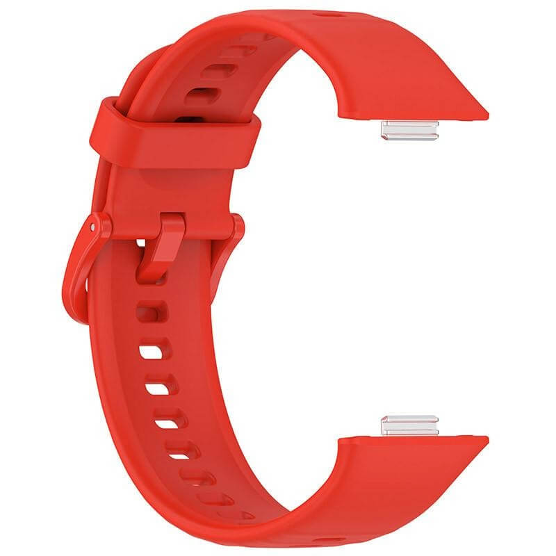 Curea bratara Edman siliconica pentru Huawei Watch Fit 3/4/4 Pro, Rosu