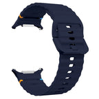 Curea Edman siliconica compatibila Galaxy Watch Ultra, Albastru