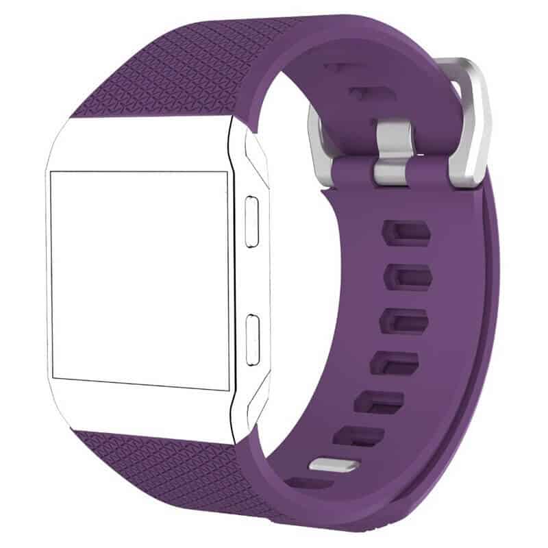 Bratara siliconica Edman pentru Fitbit Ionic, marimea S, Mov