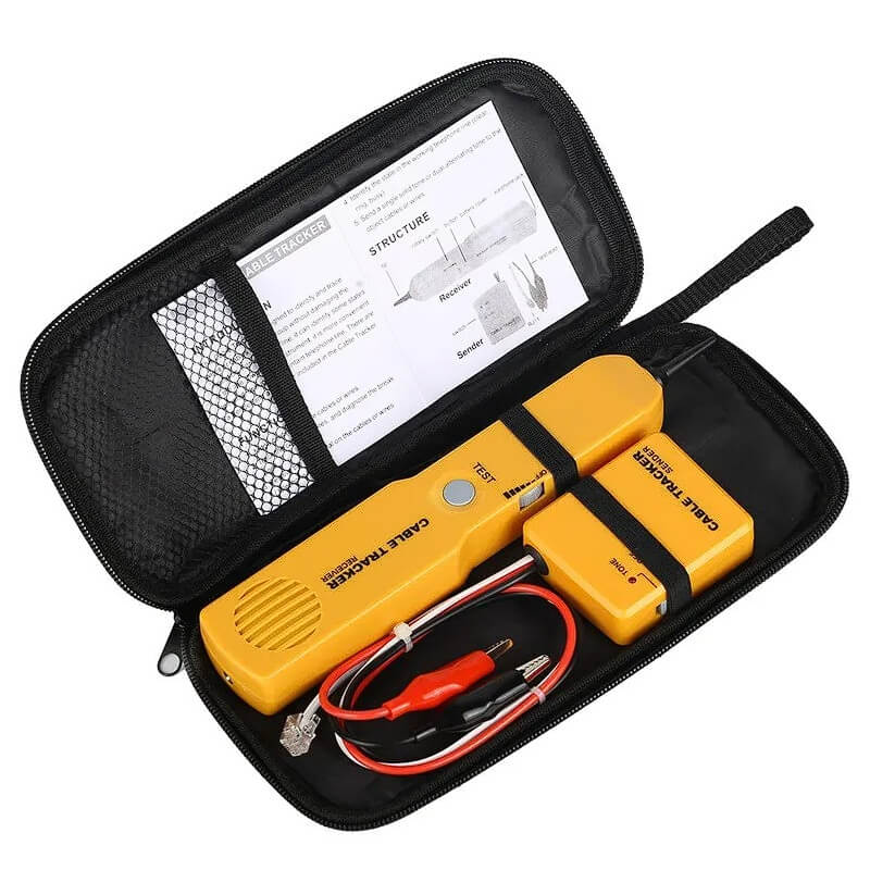 Detector Edman a circuitelor deschise pentru autovehicule, transmitator-receptor cu semnal sonor, Galben