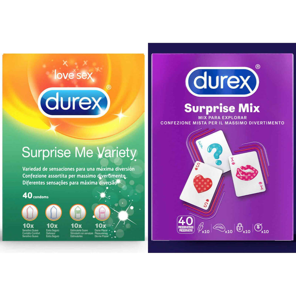 Prezervative Durex Surprise Me, 40 bucati