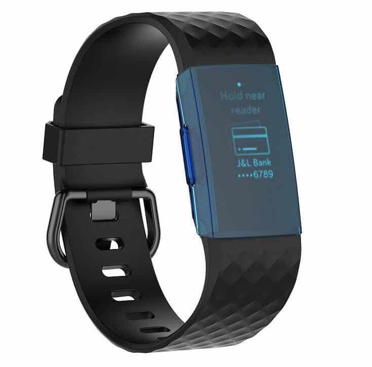 Husa Carcasa Edman pentru Fitbit Charge 3, Albastru