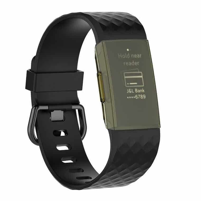 Husa Carcasa Edman pentru Fitbit Charge 3, Galben