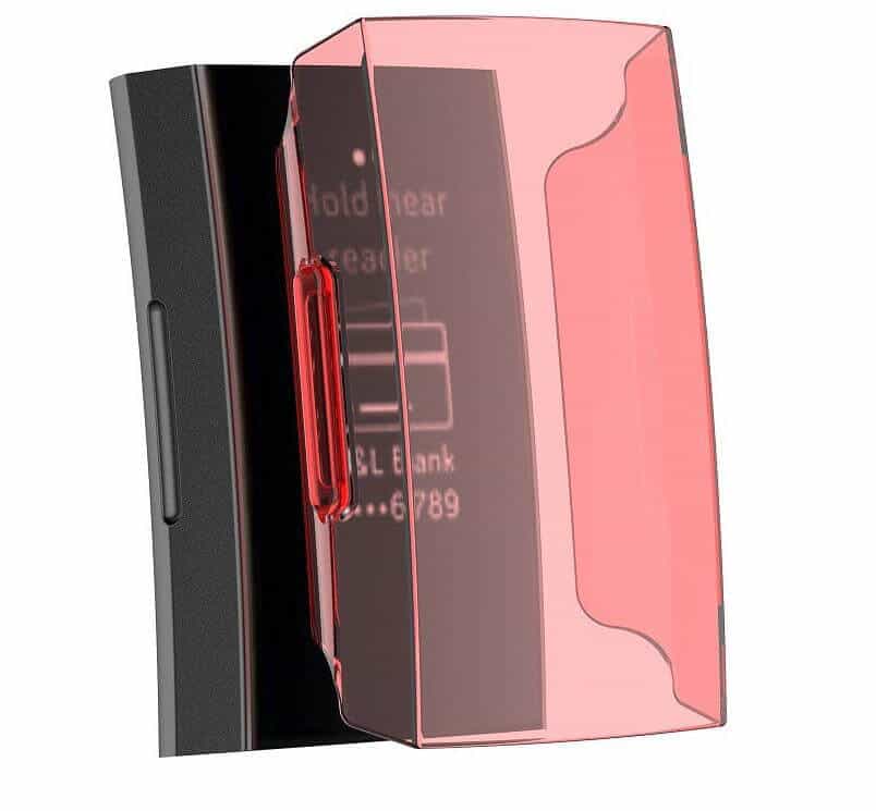 Husa Carcasa Edman pentru Fitbit Charge 3, Rosu