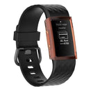 Husa Siliconica Edman pentru Fitbit Charge 3, Rosu