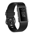 Husa Siliconica Edman pentru Fitbit Charge 3, Transparent