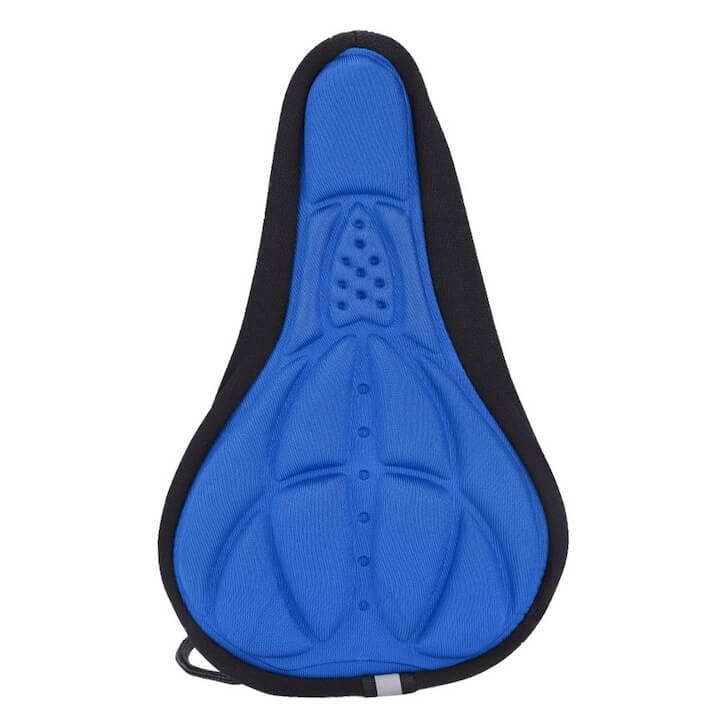 Husa universala Edman AVX-RW5D cu gel pentru scaunul bicicletei, Albastru