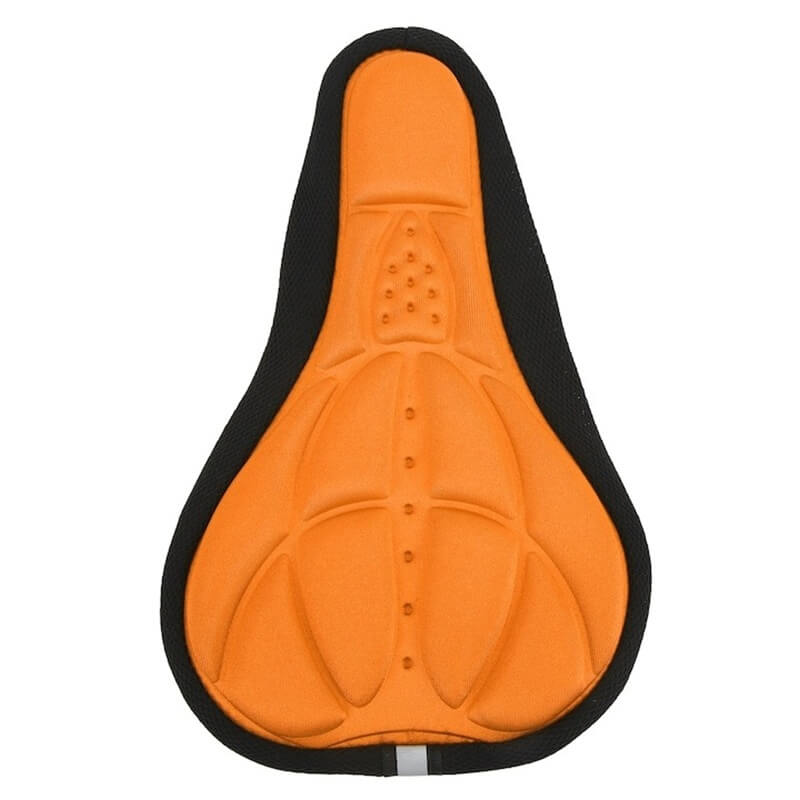 Husa universala Edman AVX-RW5D cu gel pentru scaunul bicicletei, Portocaliu