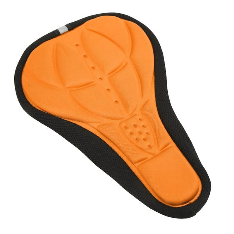Husa universala Edman AVX-RW5D cu gel pentru scaunul bicicletei, Portocaliu