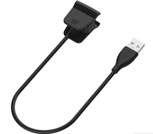Cablu de incarcare Edman pentru Bratara Fitbit Alta HR cu functie Restart, Negru