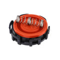 Kit reparatie capac ventilatie carter (PCV) MOTOR10 compatibil Citroen / Peugeot HDI 0248.L1, 30711484, 147983, Negru
