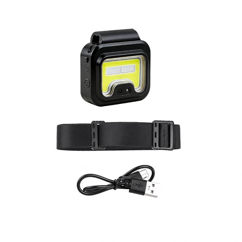 Lanterna de cap LED Edman T29 profesionala cu prindere magnetica pentru Pescuit Vanatoare Incarcare USB-C, Negru