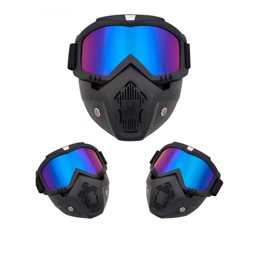 masca-protectie-fata-Edman-ND03-din-plastic-dur-cu-ochelari-ski-pentru sport-lentila-multicolor