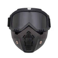 masca-protectie-fata-Edman-ND03-din-plastic-dur-cu-ochelari-ski-pentru sport-lentila-neagra