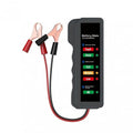Mini tester LED pentru baterie auto moto si alternator MOTOR10 cu alimentare 12V, Gri