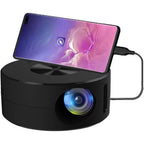 Mini Videoproiector portabil Edman YT200 LED, 1080P, USB, Negru