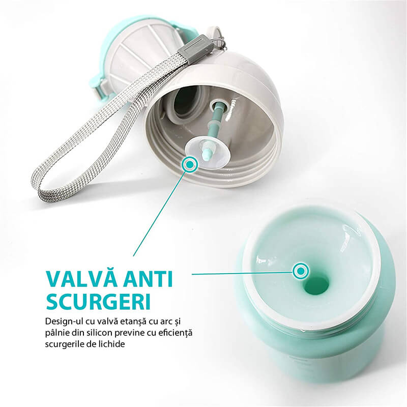 Olita portabila Edman pentru baieti, rezistent la scurgeri, toaleta de urgenta pentru calatorii cu masina in Aer liber, camping, parc, plaja, 480ml, Albastru