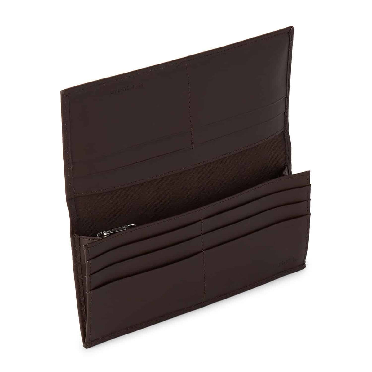 portofel-barbati-femei-edshop-Portofel-Calvin-Klein-Brown-Embossed-Logo-Secretary-Wallet