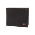 Portofel Tommy Hilfiger Black Conventry Passcase Wallet, din piele, Negru