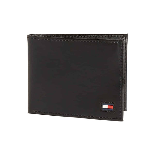 Portofel Tommy Hilfiger Black Conventry Passcase Wallet, din piele, Negru