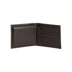 Portofel Tommy Hilfiger George Leather Passcase Wallet, din piele, Maro Inchis