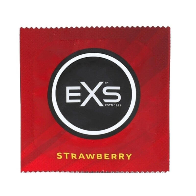 Prezervative EXS Strawberry, 10 bucati