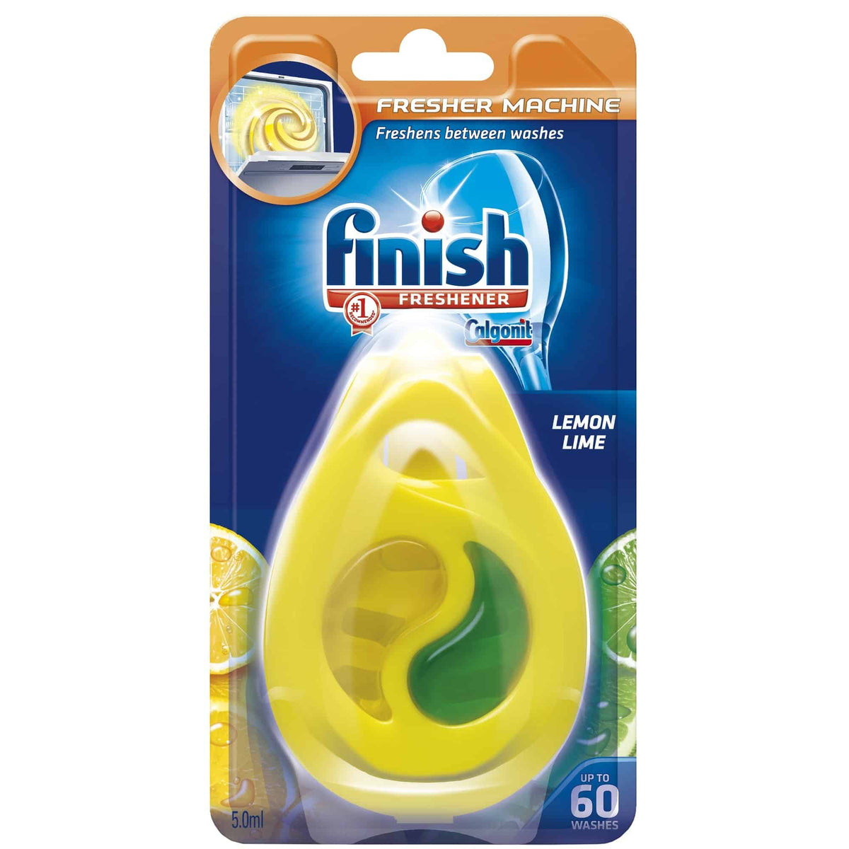 Odorizant pentru masina de spalat vase Finish Lemon, 60 spalari