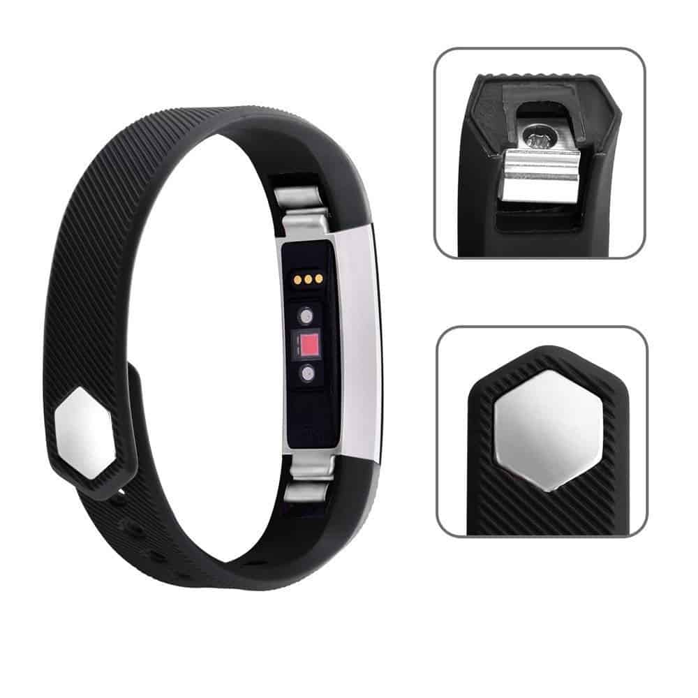 Curea Bratara pentru Fitbit Alta/Fitbit Alta HR, marimea S, Negru